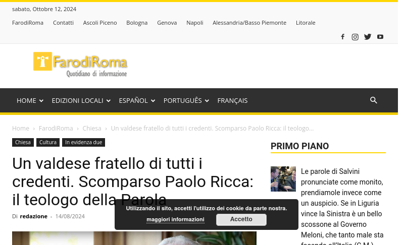 www.farodiroma.it   