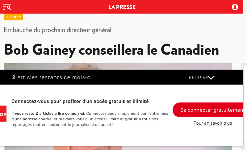 www.lapresse.ca Bob Gainey Hiring the next Executive Director | Bob Gainey will advise ... 