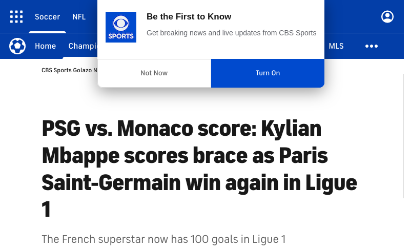 www.cbssports.com PSG vs Monaco PSG vs. Monaco score: Kylian Mbappe scores brace as Paris Saint ... 